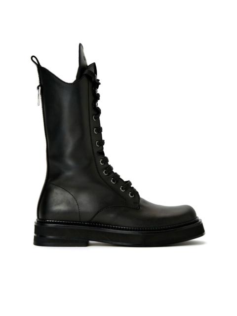 THE ATTICO Robin leather mid-calf boots