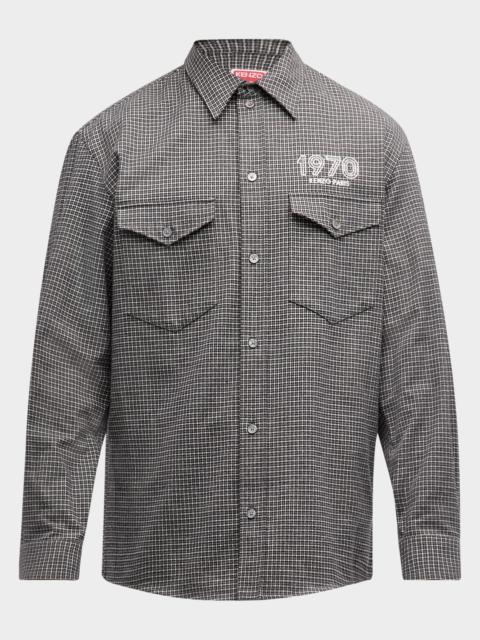 KENZO Men's Archive 1970 Military Shirt