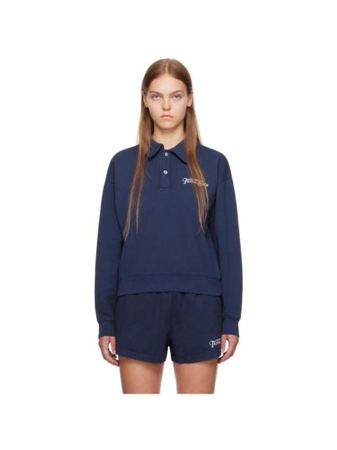 Sporty & Rich Navy Rizzoli Polo