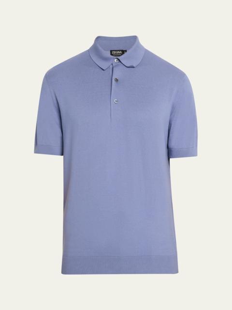 ZEGNA Men's Osai Cotton Polo Shirt