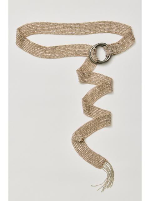 FREE PEOPLE Breezy Beaded Wrap Belt