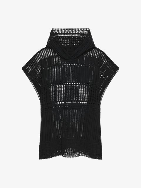 Givenchy PONCHO IN CROCHET