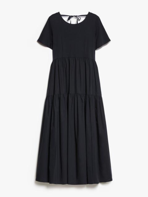WEEKEND Max Mara PALMIRA Long jersey and poplin dress