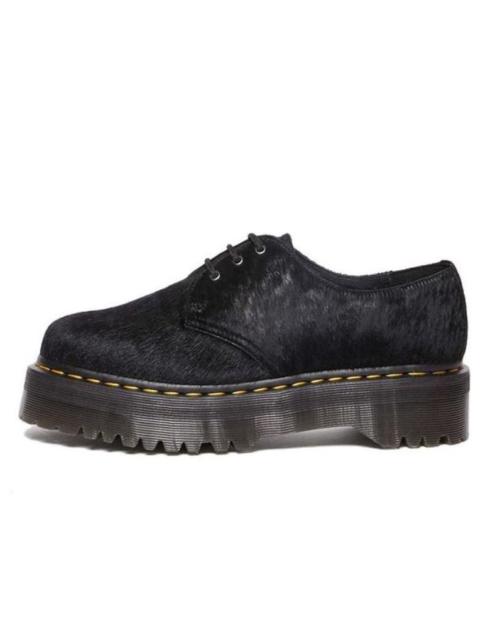 Dr. Martens Dr. Martens 1461 Hair-On Platform Shoes 'Black Hair On' 31096001