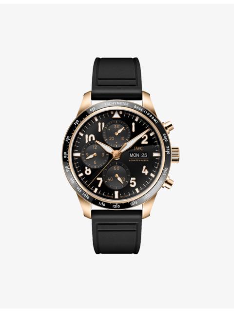 IWC Schaffhausen Pilot's Performance Chronograph Apex 18ct Gold Alloy Automatic Watch 41mm