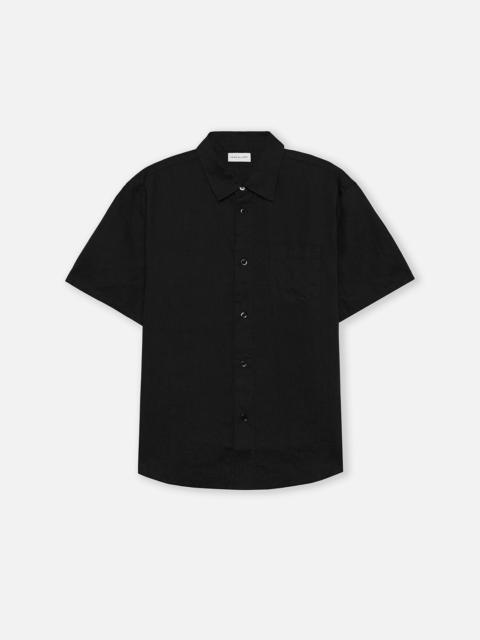 John Elliott LINEN SS CLOAK BUTTON UP