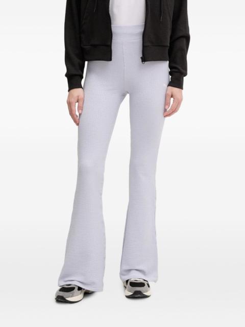 PUMA Dare To waffle-knit flared leggings
