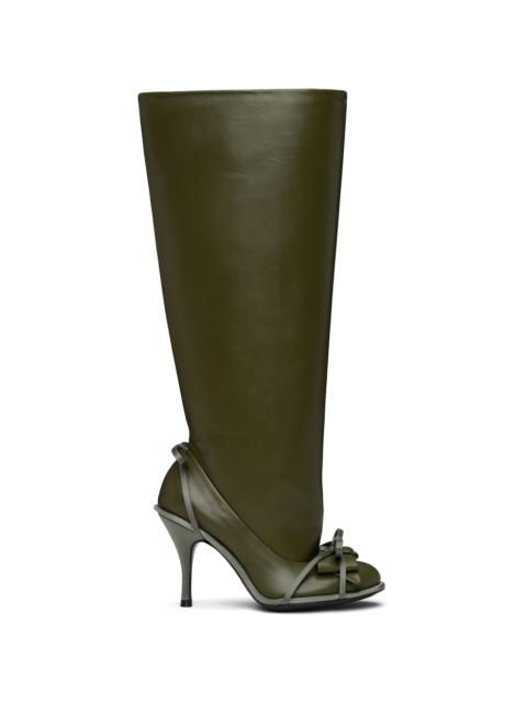 Khaki Double Tall Boots