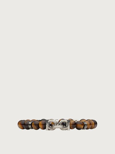 FERRAGAMO ELASTICATED BRACELET WITH GANCINI (L)