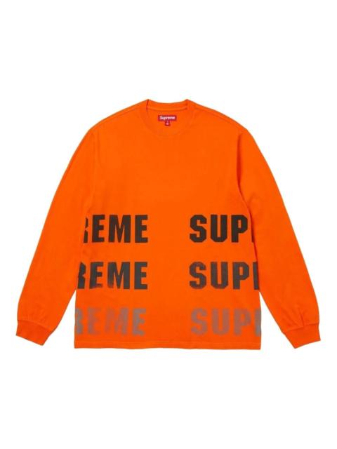 Supreme Supreme FW26 Reflective L/S T-Shirt 'Orange' SUP-FW26-071-ORG