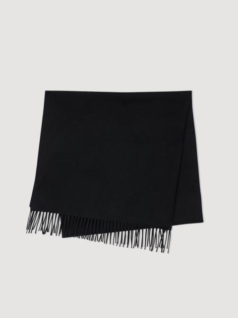 Sandro WOOL AND CASHMERE SCARF