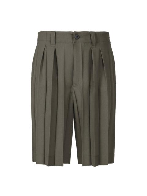 ISSEY MIYAKE EDGE ENSEMBLE SHORTS - DARK BROWN