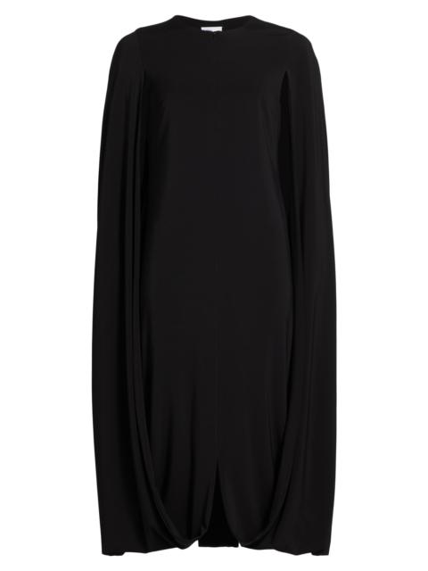 ROSETTA GETTY Women's Fold Cape Cocoon Dress - Black