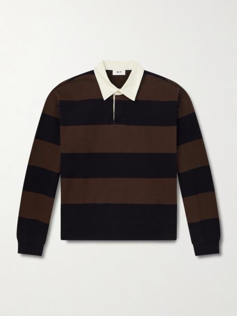 NN07 David 30043 Striped Organic Cotton Polo Shirt
