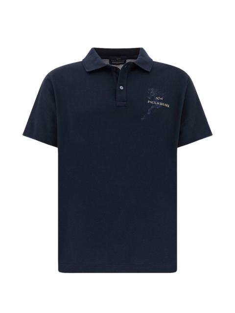 Paul & Shark logo-detail polo shirt