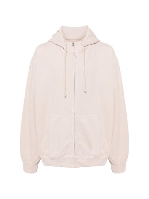 logo-embroidered hoodie