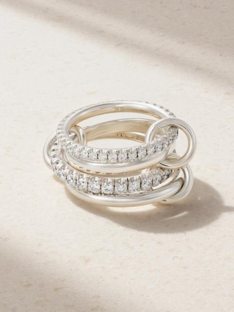 Spinelli Kilcollin Halley Sterling Silver Diamond Ring