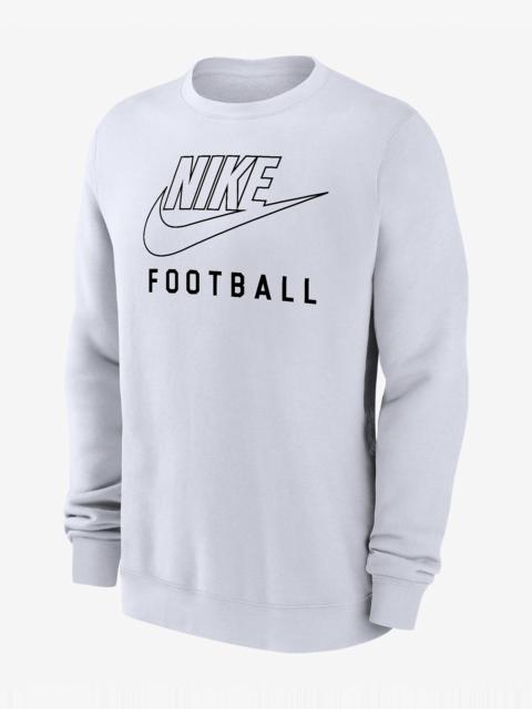 Nike Swoosh Club Fleece Men's Football Pullover Crew-Neck Sweatshirt