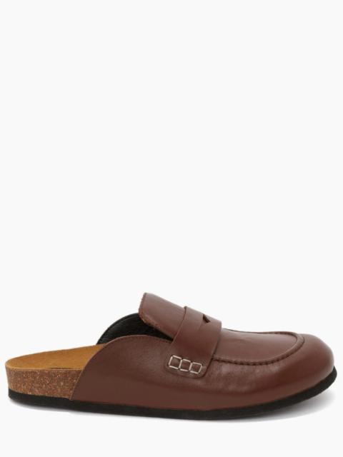JW Anderson WOMEN'S LEATHER LOAFER MULES