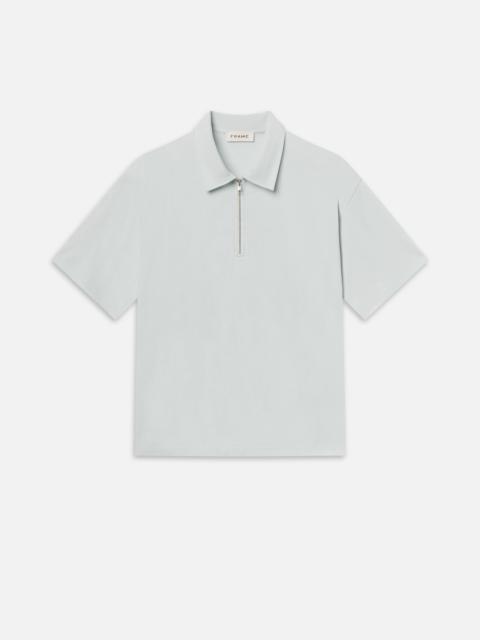 FRAME Half Zip Pique Polo