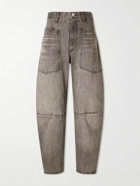 NILI LOTAN Shon Mid-rise Barrel-leg Jeans