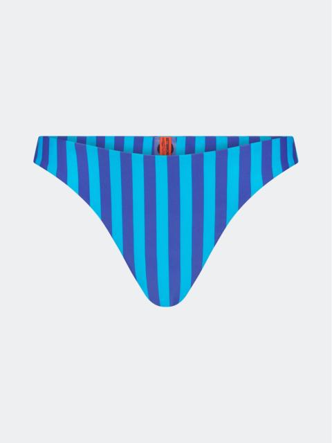SIMONMILLER Bwai Bikini Bottom In Tonal Blue Stripe