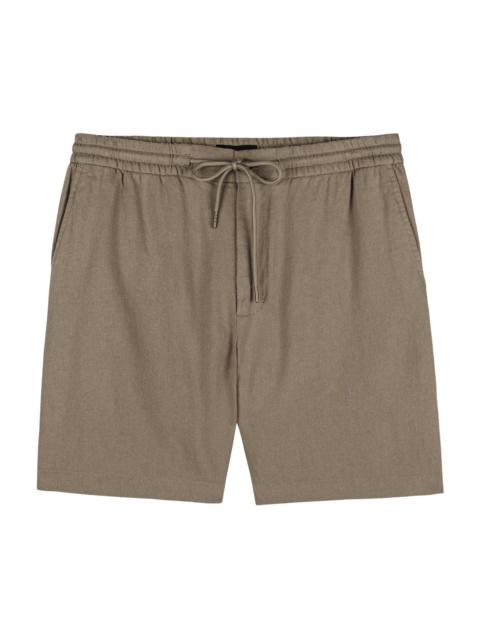 Rails Men's Archer 6-Barley Cotton-Linen Drawstring Shorts - Barley