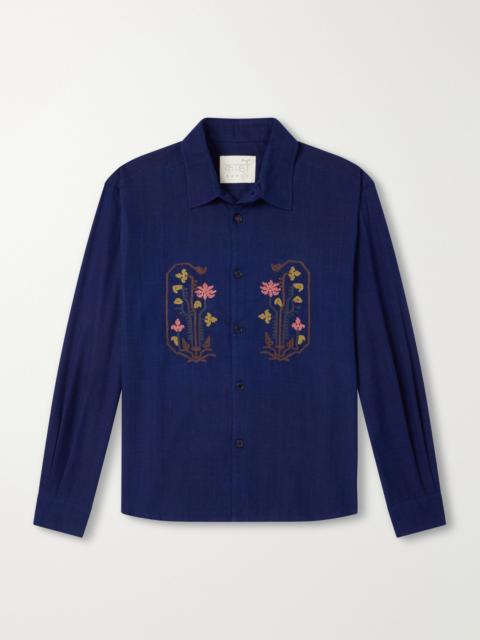 KARDO Luis Embroidered Cotton Shirt