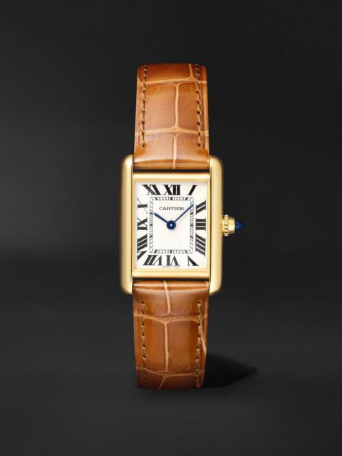 Cartier Tank Louis Cartier 22mm 18-Karat Gold and Alligator Watch, Ref. No. CRW1529856 Gold