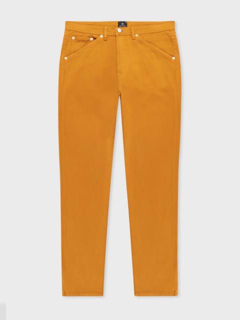 Paul Smith Gold Cotton-Twill Jeans