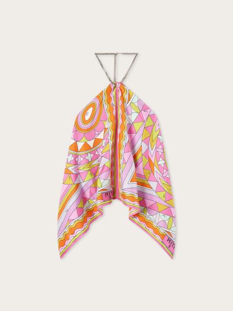 PUCCI MANUBA PRINT CHAIN TOP