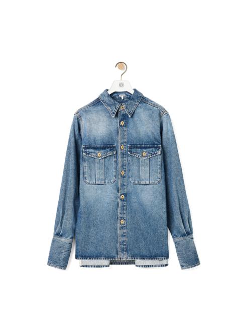 Loewe Patch pocket shirt in denim