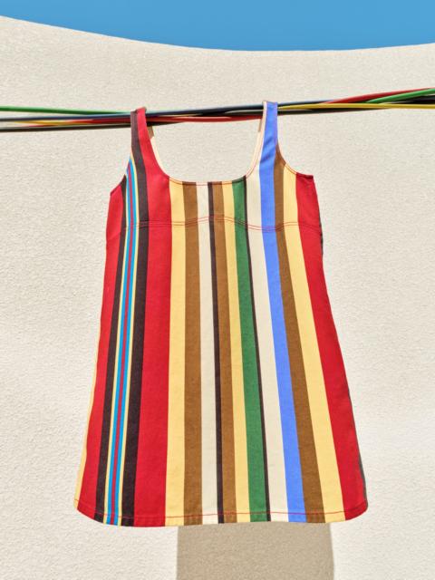 SIMONMILLER Sahara Denim Dress In Primary Stripe