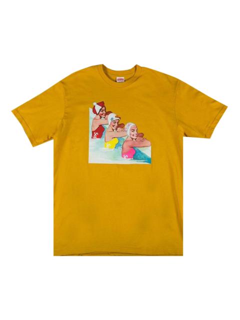 Supreme Supreme Gonz Logo T-Shirt 'Mustard' | REVERSIBLE