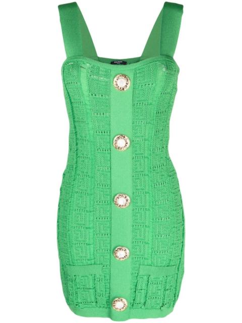 Balmain open-knit minidress