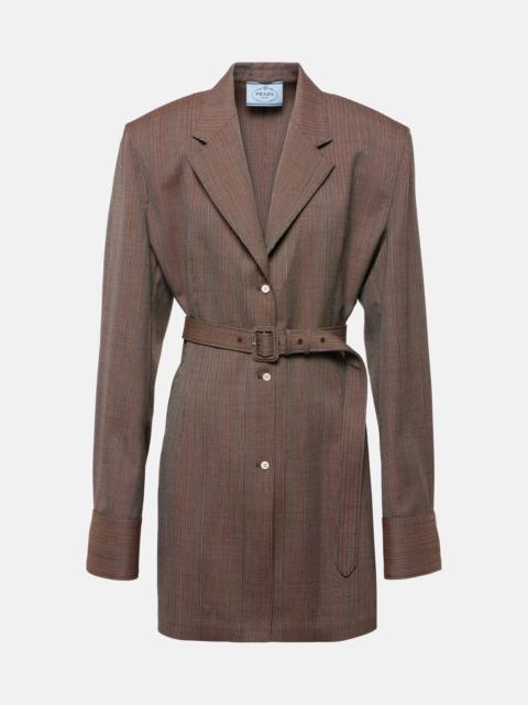 Prada Multicolor Wool Blazer | italist | REVERSIBLE