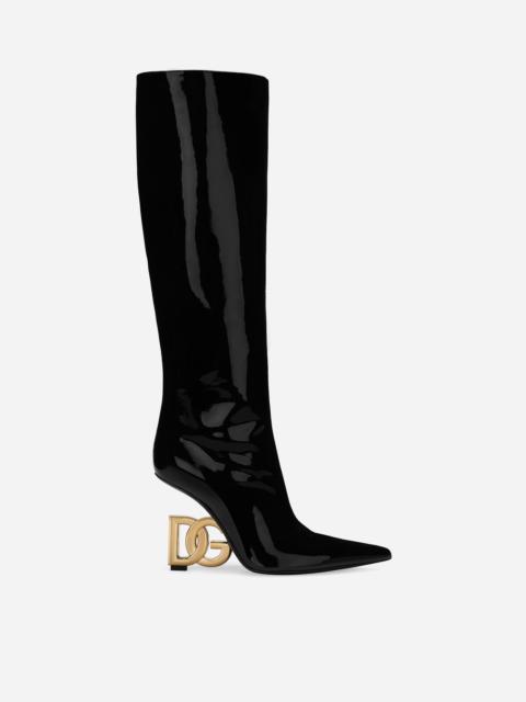 Dolce & Gabbana Soft patent leather boots