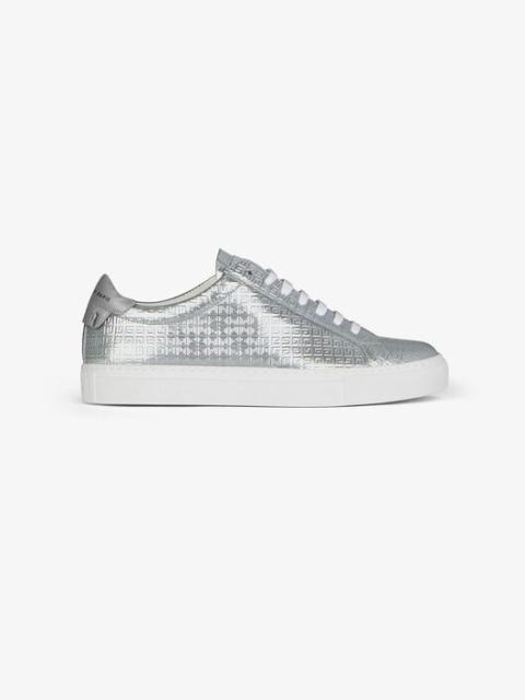 Givenchy URBAN STREET SNEAKERS IN 4G METALLIZED LEATHER