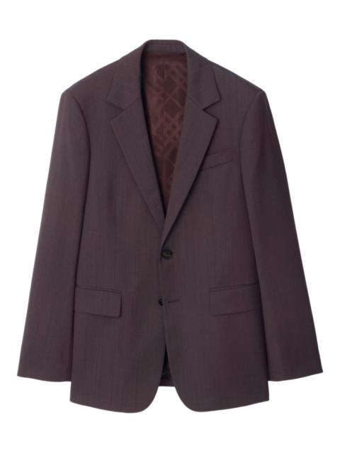 Burberry notch-lapel single-breasted blazer