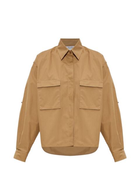 Max Mara flap-pocket cotton shirt
