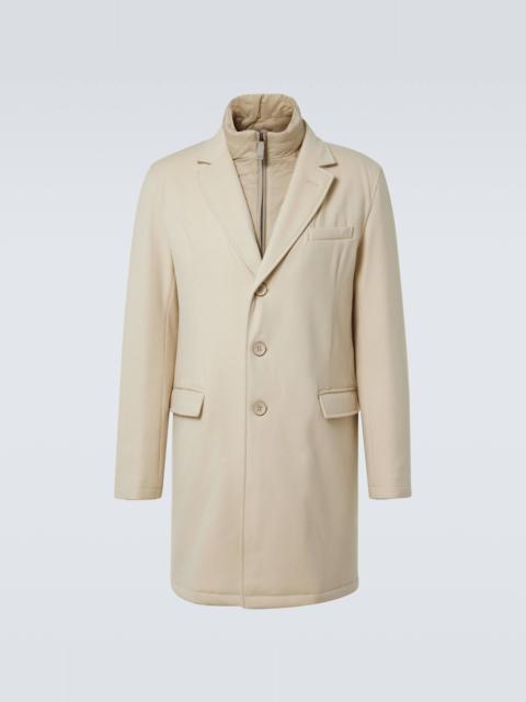 Herno Layered wool coat