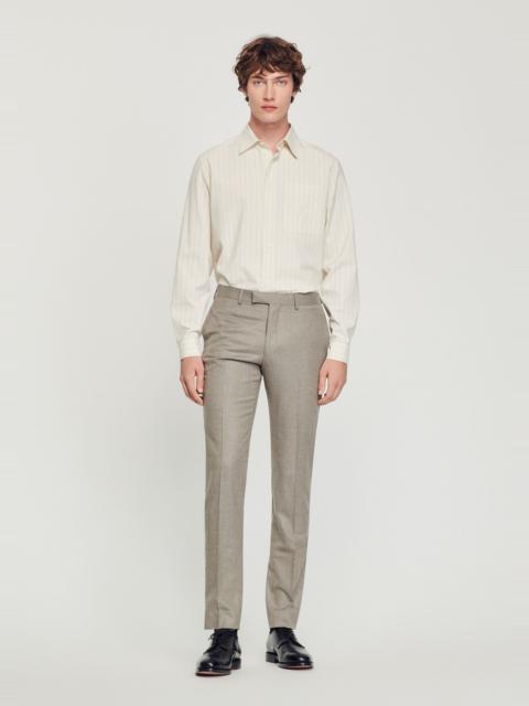 Sandro Flannel suit pants