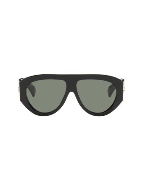 GUCCI Black Mask Frame Sunglasses
