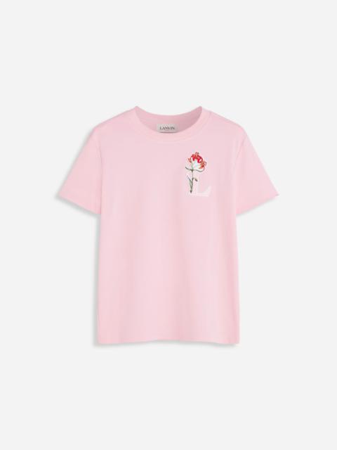 Lanvin CLASSIC PRINTED TEE IN MERCRIZED JERSEY