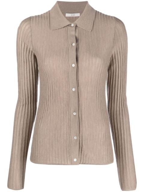 CO ribbed-knit cashmere cardigan