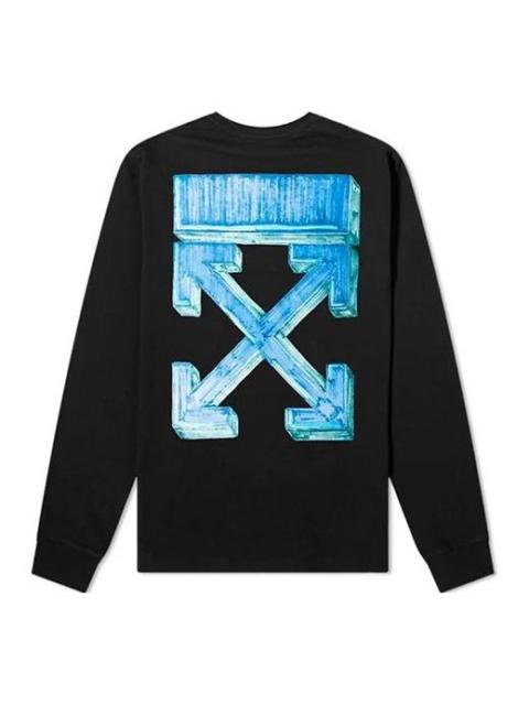 Off-White Off-White Fw20 Marker Arrows Print Long Sleeve T-shirt OMAB001E20JER0031045