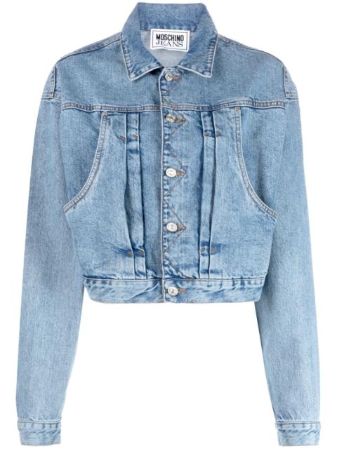 Moschino cropped denim jacket