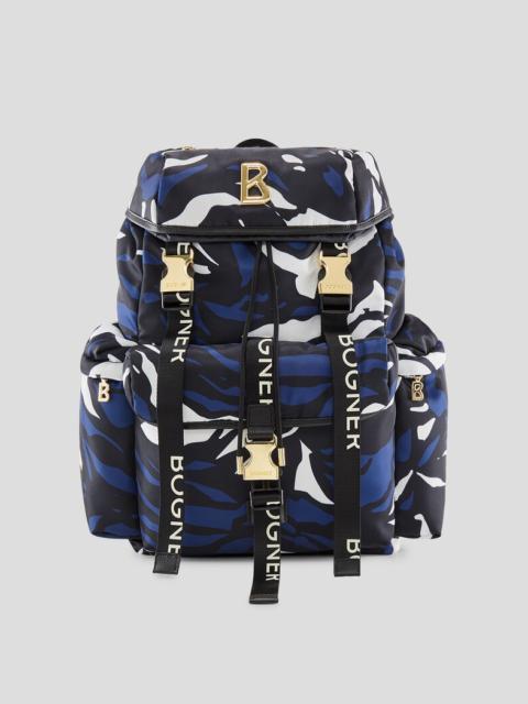 BOGNER Frozen Riviera Aaron Backpack in Blue/White