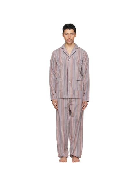 Paul Smith Multicolor 'Signature Stripe' Cotton Pyjama Set