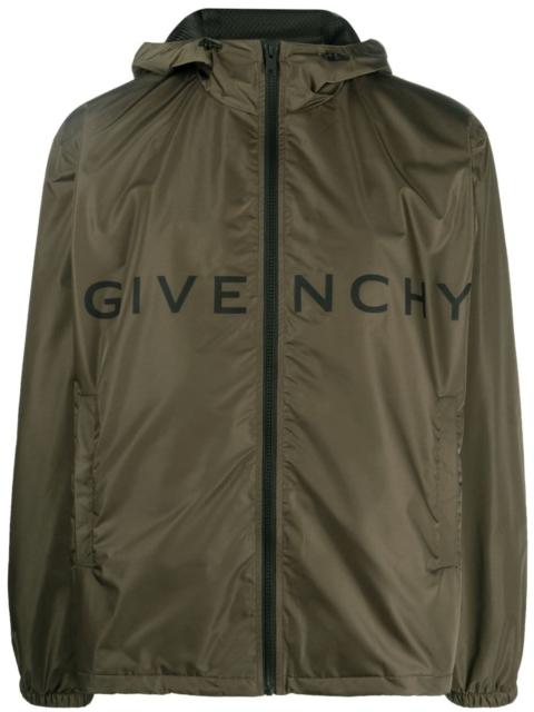 Givenchy logo-print hooded jacket